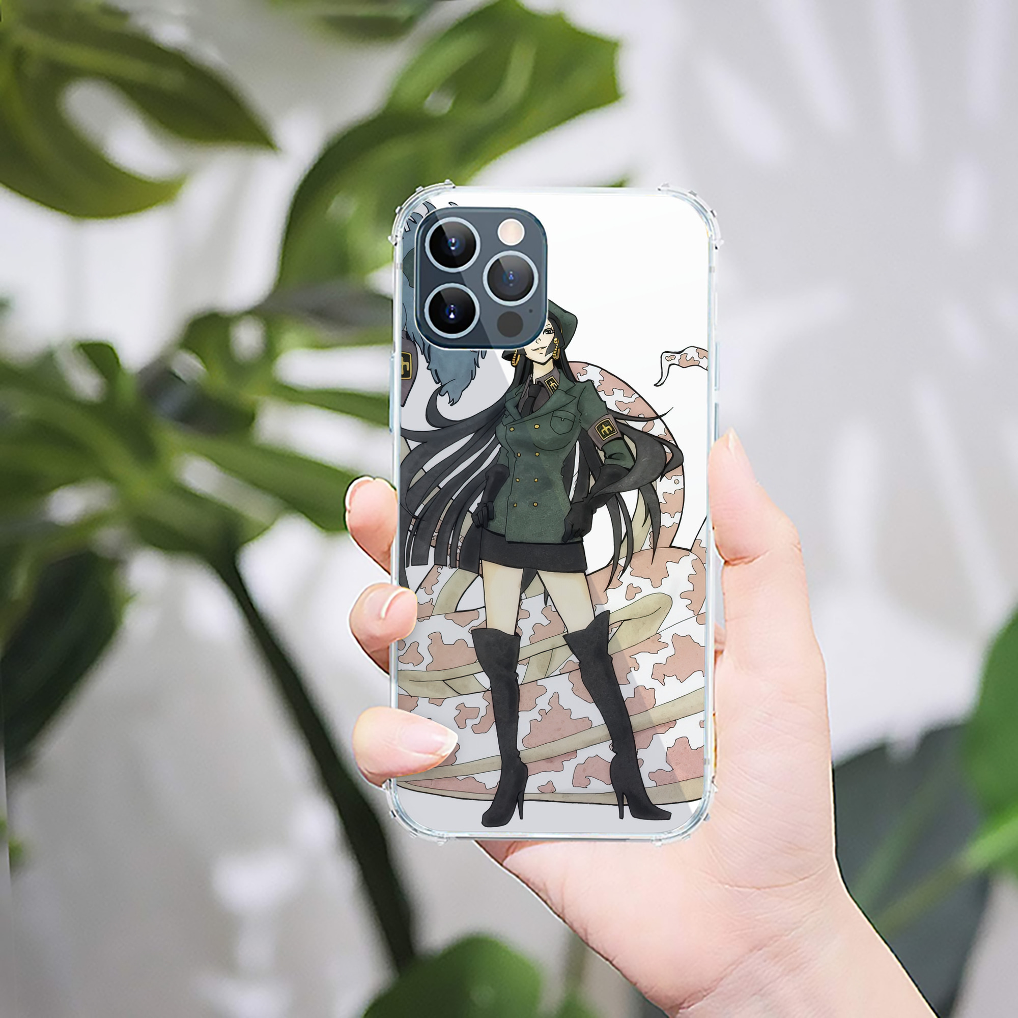 （画像用） ワンピース ONE PIECE 【iPhone 12シリーズ対応】透明スマホケース（クリアソフトケース）